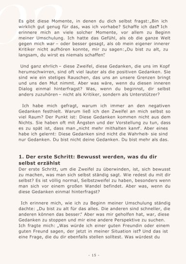 Textseite mit gut lesbarem, formatiertem Schriftbild und klaren Absätzen.